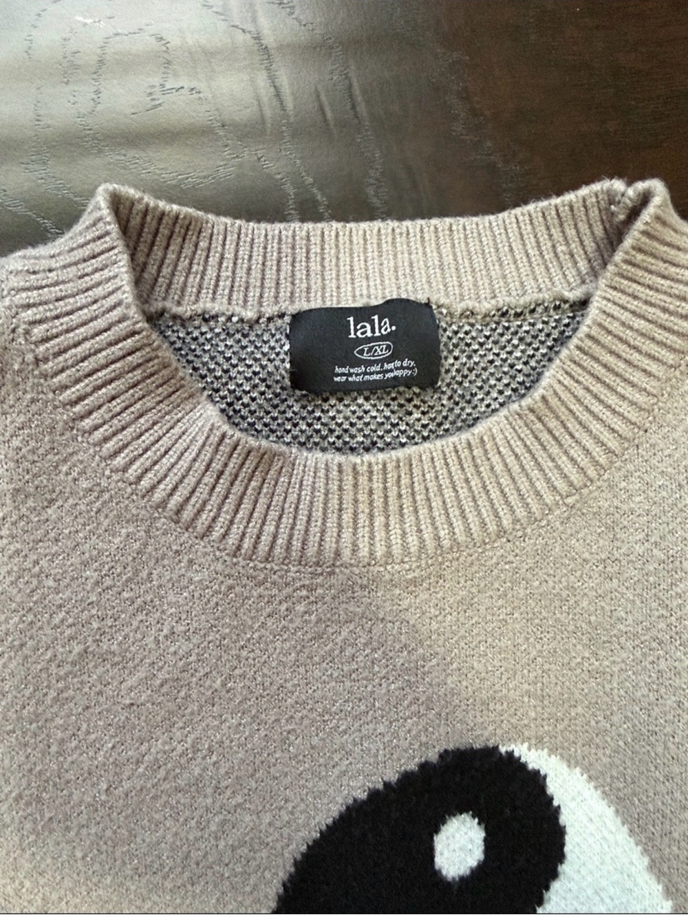 Dressed in LALA Karma Queen Yin and Yang Knit Sweater - Picture 9 of 12